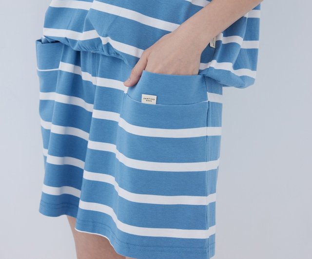 UMORFIL Collagen Stripe Pocket Wide Shorts - 2 Colors - Shop Fantinohome  Loungewear & Sleepwear - Pinkoi