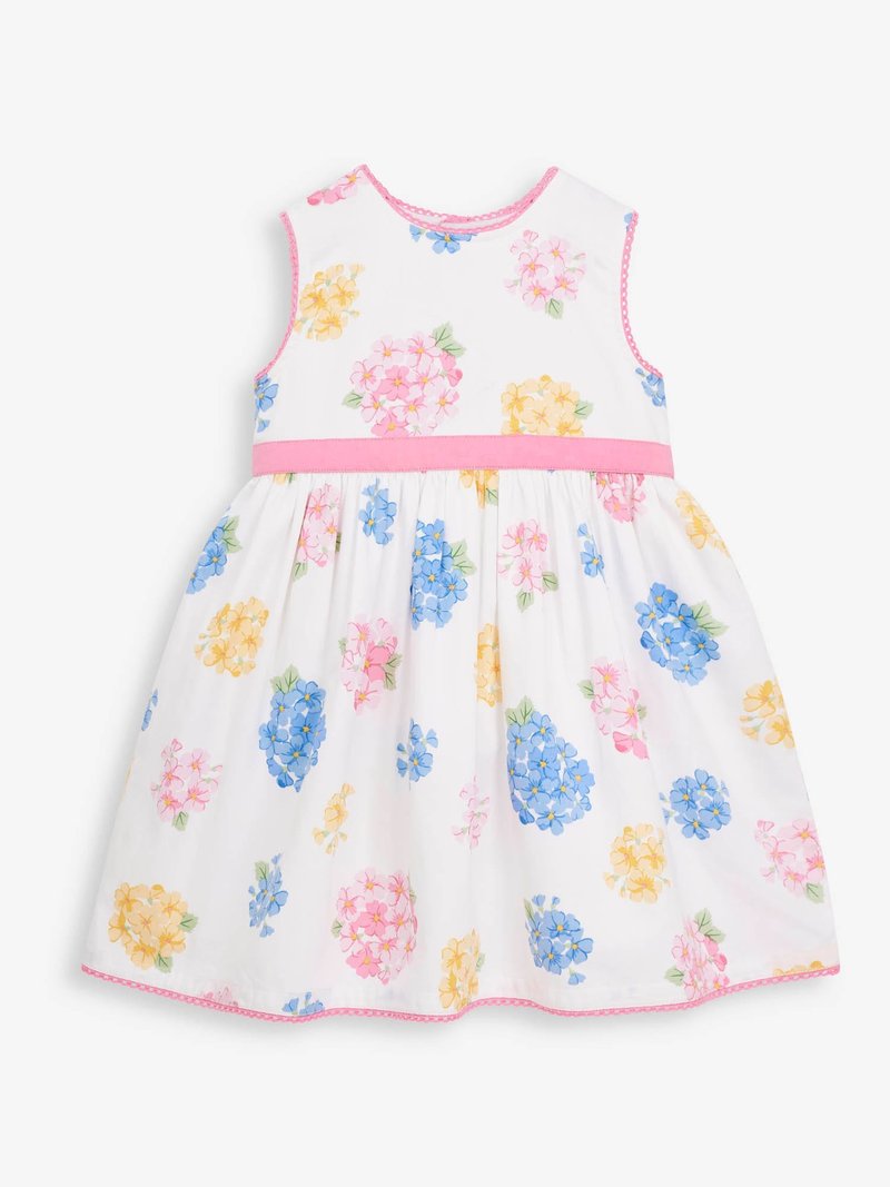 Pretty Ditsy Smocked  dress - Kids' Dresses - Cotton & Hemp Pink