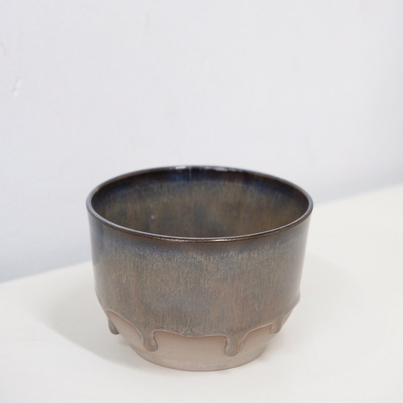 Brown glazed stucco bowl - Bowls - Pottery Brown