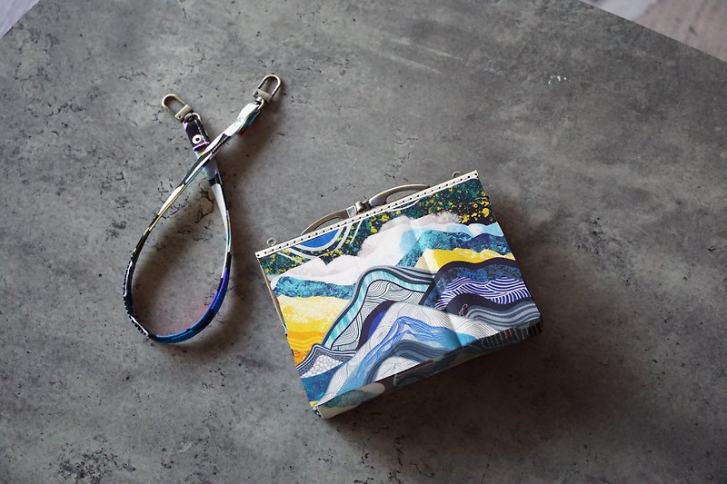 Gamaguchi Wallet in handmade cloth - clasp wallet/silgi/clutch wallet - กระเป๋าคลัทช์ - ผ้าฝ้าย/ผ้าลินิน หลากหลายสี