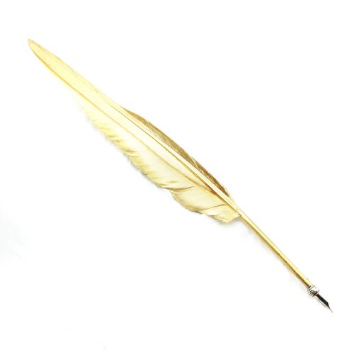 手作り羽ペン-つけペン-噴水ペン先-ゴールド/シルバー拡張タイプ