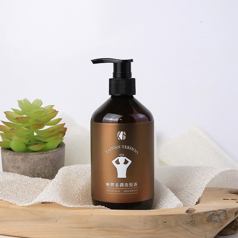 Propolis Softening Shampoo - 350ml - แชมพู - พลาสติก สีนำ้ตาล
