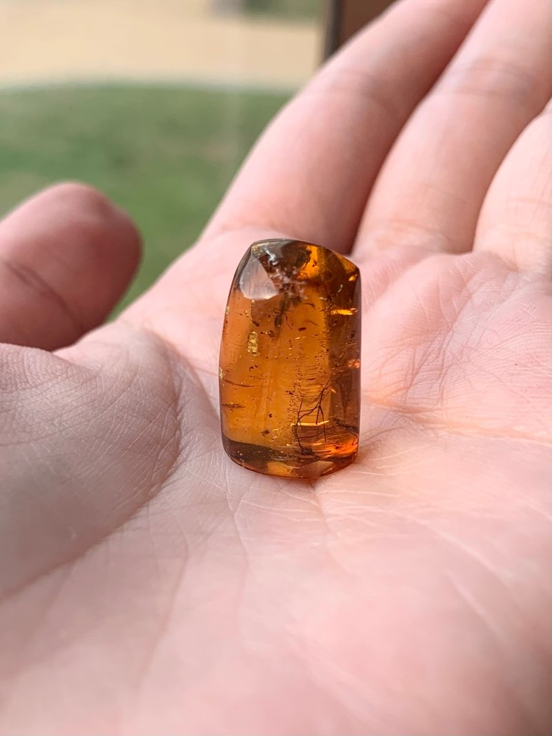 丨Time Series丨Mexico Natural Insect Amber 1.7g - สร้อยข้อมือ - เครื่องประดับพลอย สีเหลือง