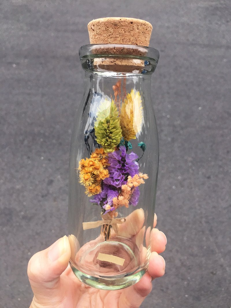 ワナビー乾燥花瓶【ソフトスポット]テーブルの装飾彫刻が施された机の装飾は、不滅の花のギフトは結婚式見合い結婚の部屋のレイアウトは、花の花束を乾燥させ、乾燥したMITの設計、カスタマイズ結婚式の贈り物バレンタインデーの贈り物は小さなクリスマスプレゼントラベンダーだったではありません - 観葉植物 - 寄せ植え・花 多色