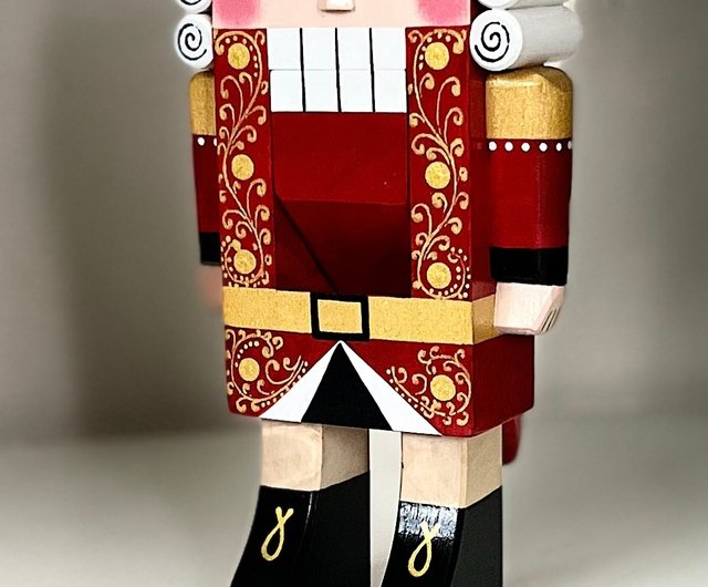 木製 くるみ割り人形 オルゴール　クリスマス Amazon.co.jp: LABRIMP 木製くるみ割り オルゴール 20cm
