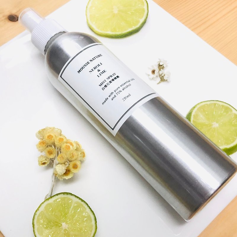 【Alcohol Dry Hand Wash Space Fragrance】 White Neroli Lime Spray/75% Alcohol/100ml 250ml - น้ำหอม - พืช/ดอกไม้ สีใส