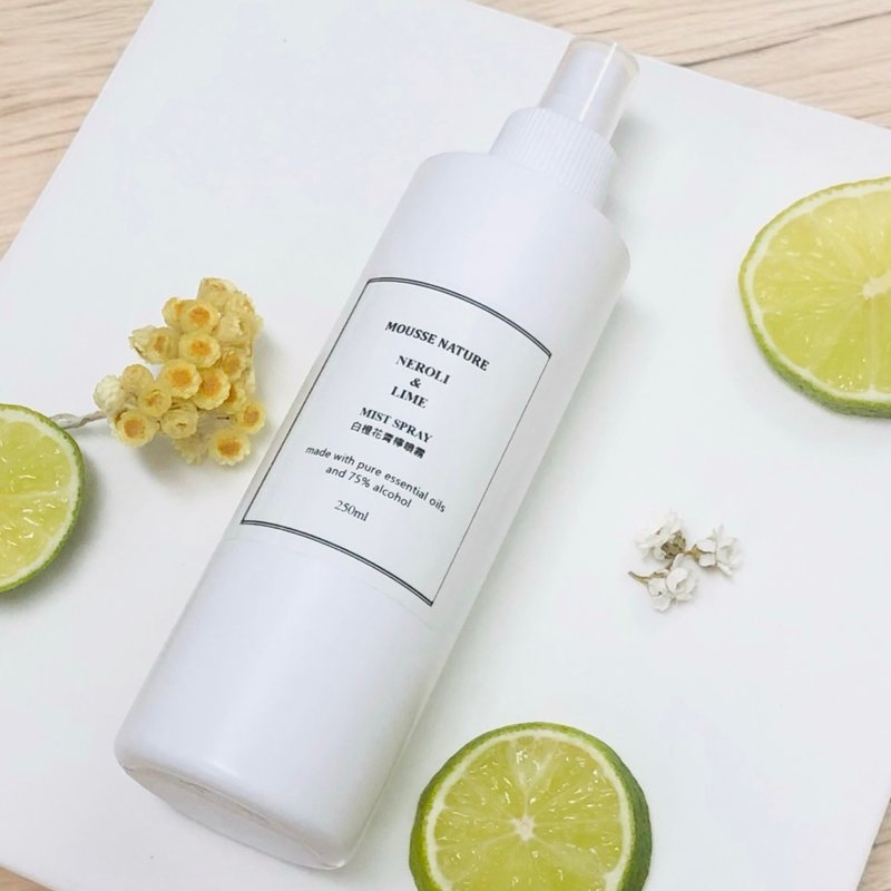 【酒精乾洗手 空間香氛】 白橙花青檸噴霧/含75%酒精/100ml 250ml - 香氛/精油/擴香 - 植物．花 透明