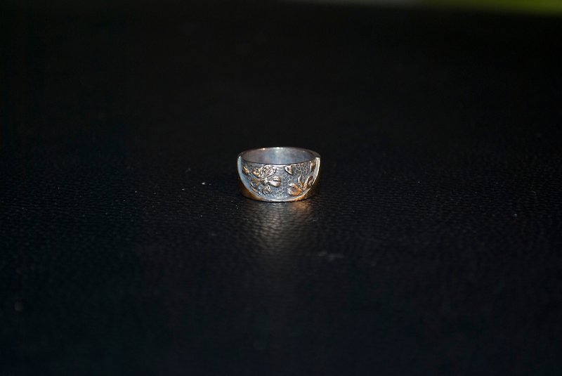 Alarein/Handmade Silver Jewelry/Western Series/Ring/March - แหวนคู่ - โลหะ สีเงิน