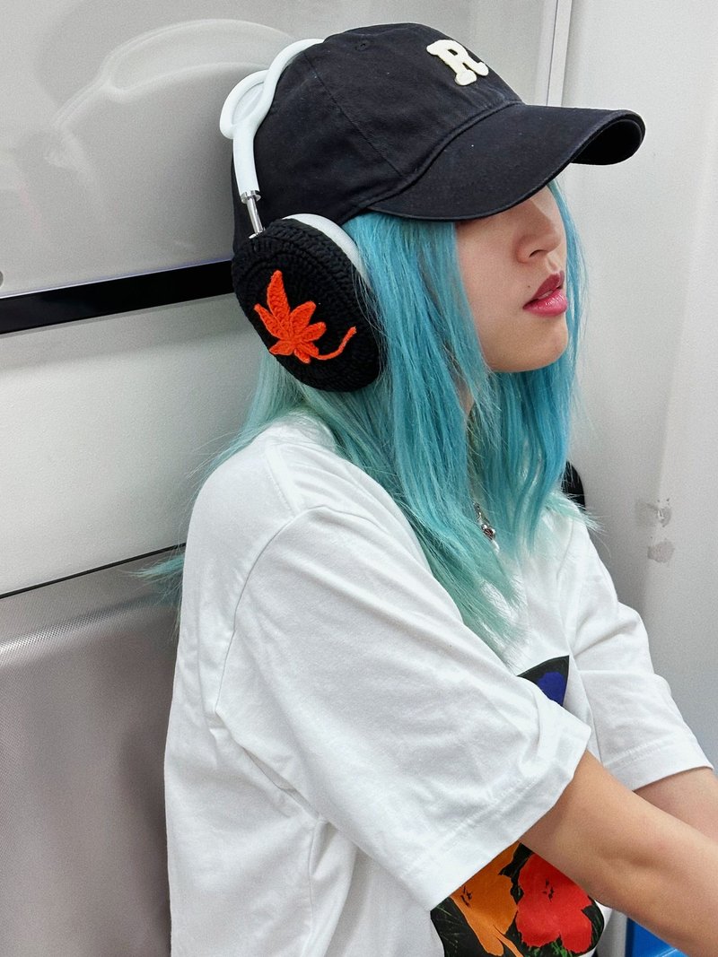 原創設計文藝感楓葉 AirPod Max 保護套 索尼 XM5 頭戴式耳機 - 耳機/藍牙耳機 - 其他材質 