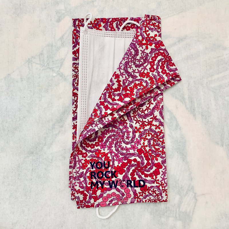 UK Liberty- RUBY- High quality Hanky - Handkerchiefs & Pocket Squares - Cotton & Hemp Red