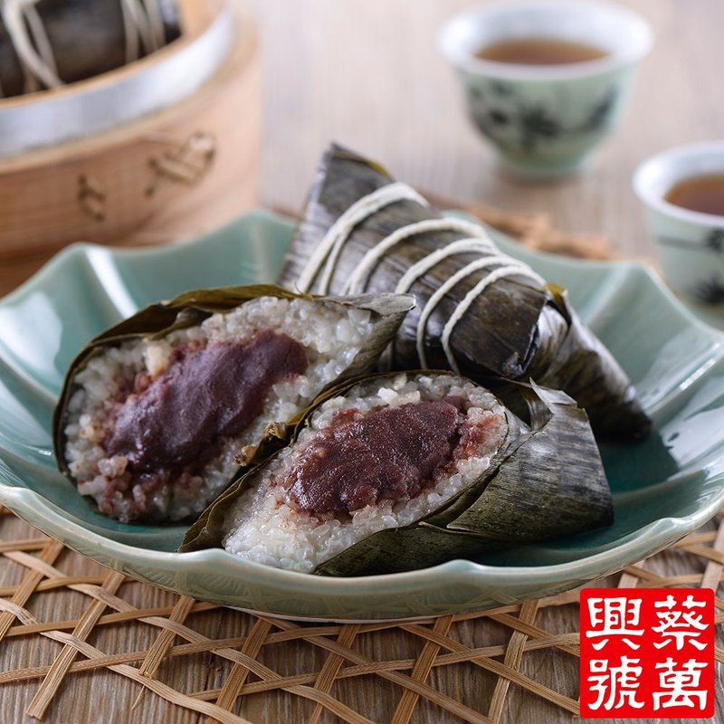 Pre-order【Cai Wanxing Old Store】Huzhou Bean Paste Rice Dumplings 5 ​​packs - ธัญพืชและข้าว - วัสดุอื่นๆ ขาว