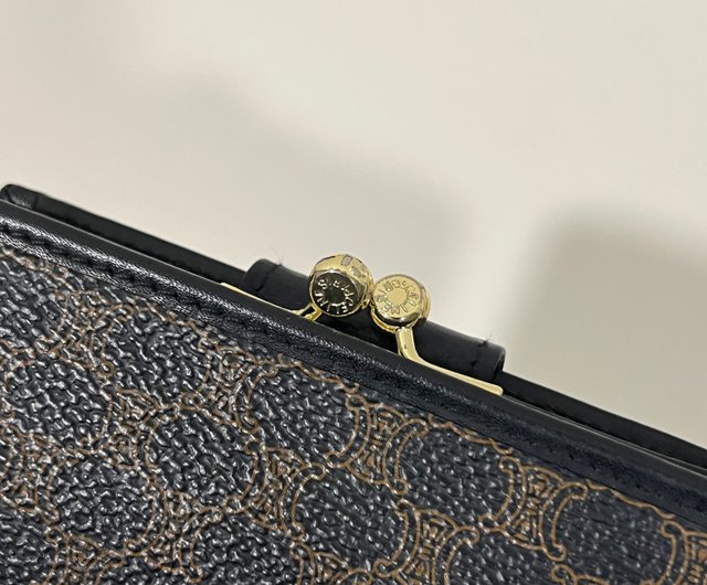 セリーヌ 財布 シルバー金具 ブラック 楽天市場】CELINE セリーヌ トリオンフ 黒 ブラック シルバー