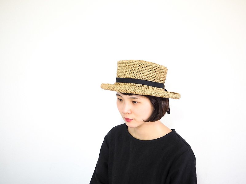 KIKONO帽子【Laura】beige - 帽子 - 其他材質 咖啡色