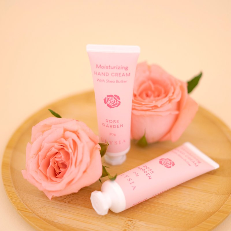 Deeply moisturizing [Ouliya] Rose Moisturizing Hand Cream 30g / Moisturizing, moisturizing, moisture locking - Nail Care - Plastic Pink