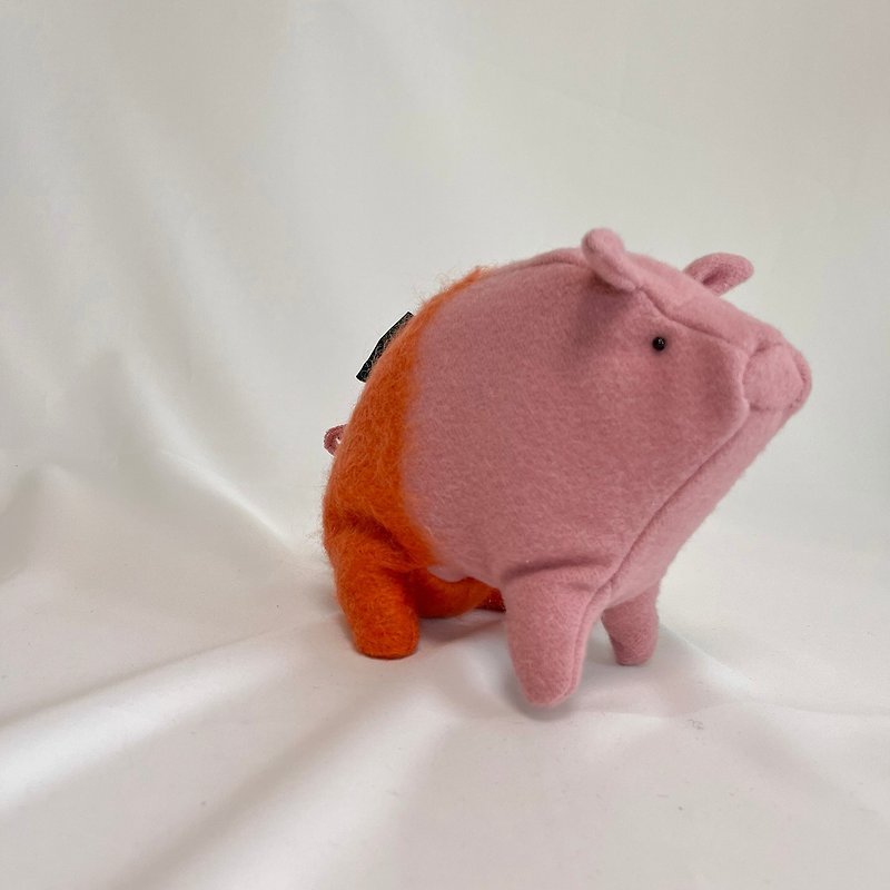 pig ( pink × orange ) - 嬰幼兒玩具/毛公仔 - 其他材質 粉紅色
