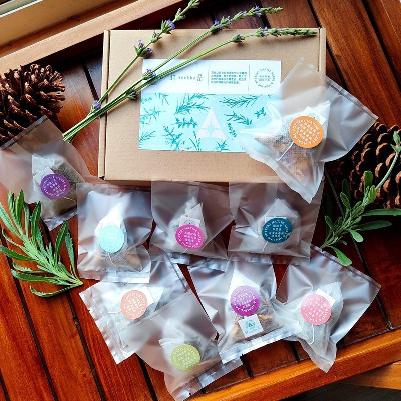 香草花茶禮盒-九款無咖啡因茶包-含四款玫瑰花草茶-超療癒極好喝 - 茶葉/茶包/水果茶 - 植物．花 