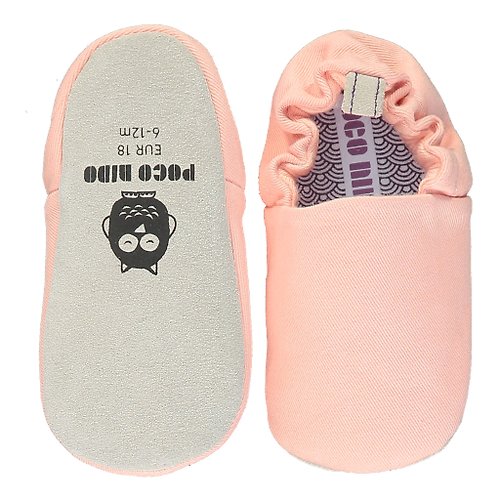 Poco Nido Poco Nido (英國) 嬰兒 BB鞋 學行/學步鞋仔 - 淨色 三文魚色