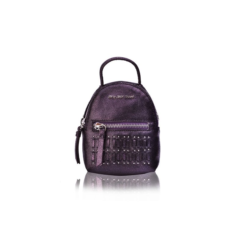 Starry Sky 編織魔幻紫 Mini Chain (小) - 側背包/斜背包 - 真皮 紫色