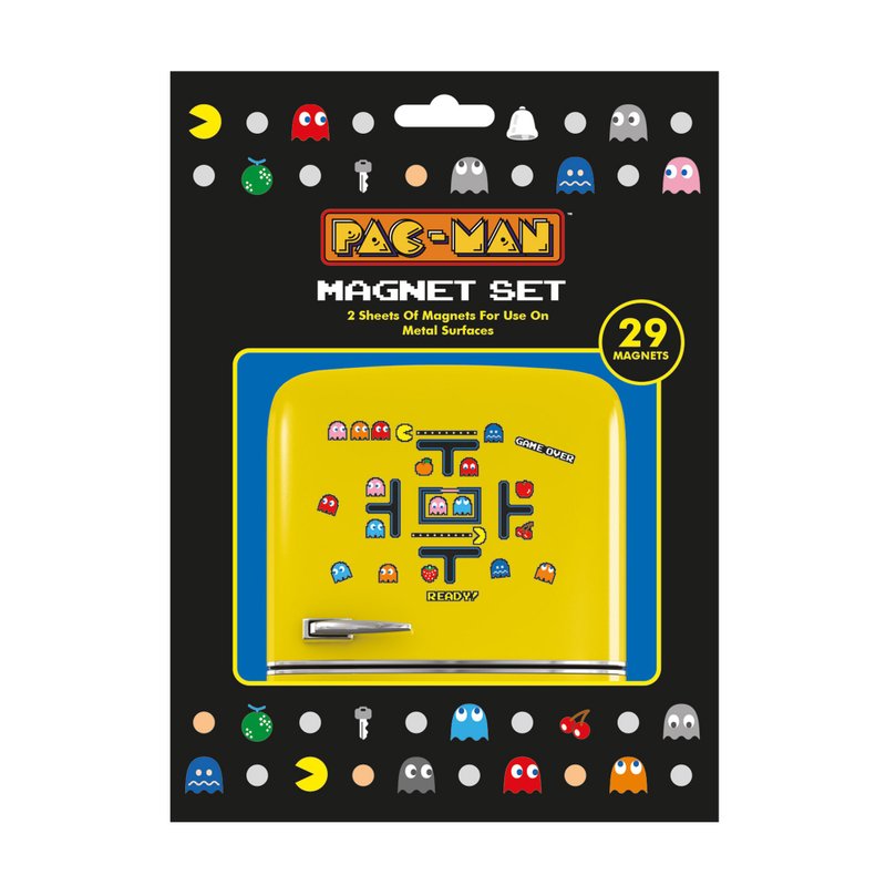 【懷舊經典電玩遊戲】 Pac-Man 食鬼吃豆人復古像素磁鐵組 - 磁鐵 - 其他材質 