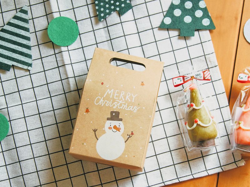 Christmas face wash and bath 2 soap gift box - ผลิตภัณฑ์ทำความสะอาดหน้า - กระดาษ สีแดง