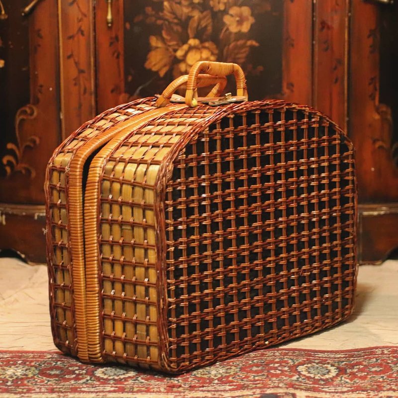 懷舊竹製小型行李箱 - 行李箱/旅行袋 - 竹 