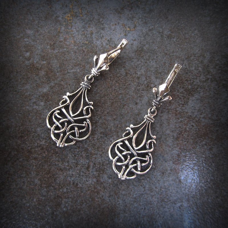 Handmade silver earrings for women,cute silver earrings,ukrainian earrings - Earrings & Clip-ons - Silver Silver