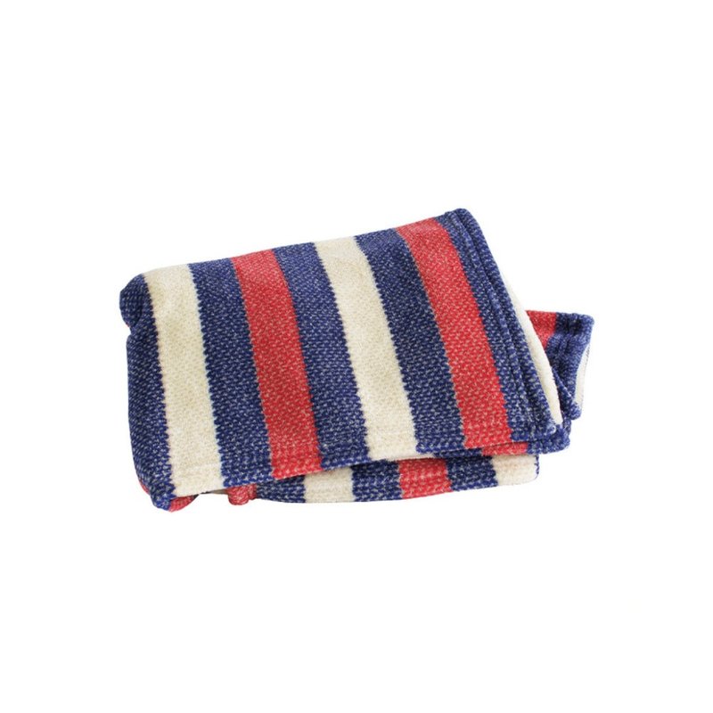 [SPICE] Soft blanket imported from Japan (large)-red, white and blue stripes - ผ้าห่ม - เส้นใยสังเคราะห์ หลากหลายสี