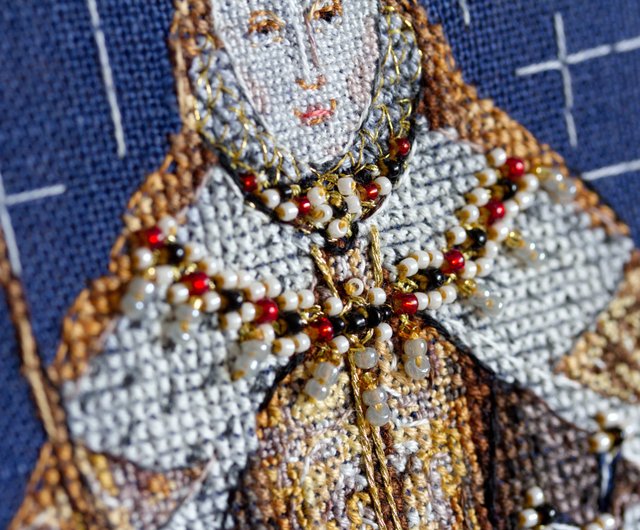 デジタル】エリザベス1世戴冠式の肖像画 - PDF クロスステッチパターン