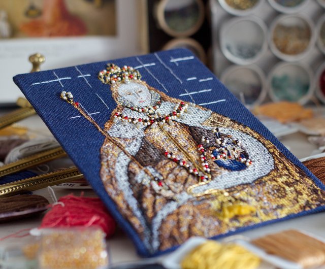 デジタル】エリザベス1世戴冠式の肖像画 - PDF クロスステッチパターン