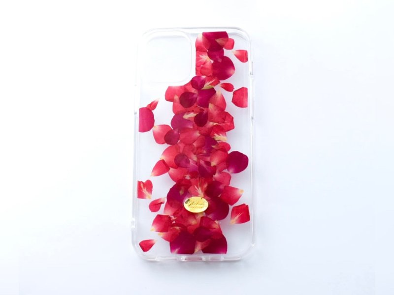 Pressed Flower iPhone Case　ROSE - Phone Cases - Other Materials Red