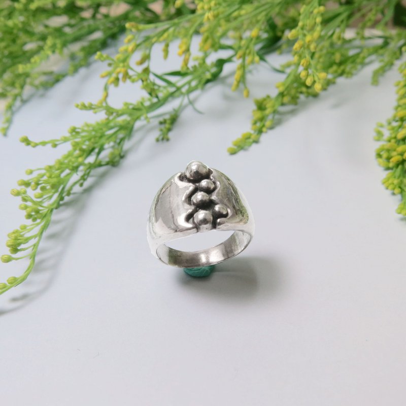 水漾系列 / 浪花泡沫戒(直) / 925銀 - 戒指 - 其他金屬 灰色