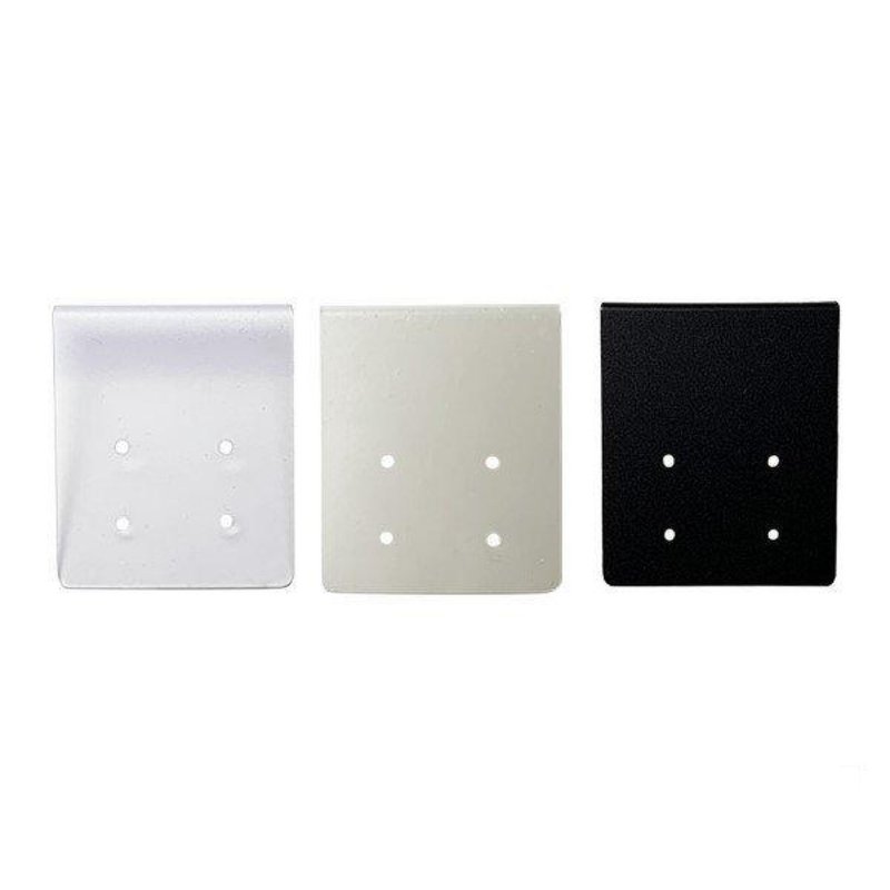 Earring mount 10 pieces OEM available 3color - Storage - Plastic Black