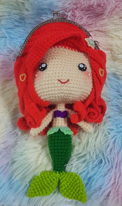 SaLinNaPhat : Craft Corner The Little Mermaid Crochet Coin Purse