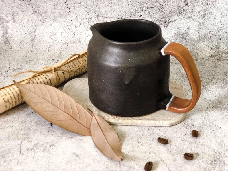北歐風大容量奶盅.茶海 - 茶壺/茶杯/茶具 - 陶 黑色