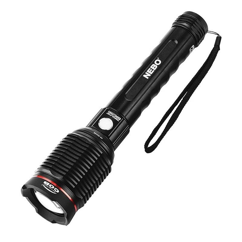【NEBO】REDLINE6K 防水超強光USB充電手電筒-6000流明(盒裝版) - 露營用品 - 其他金屬 黑色