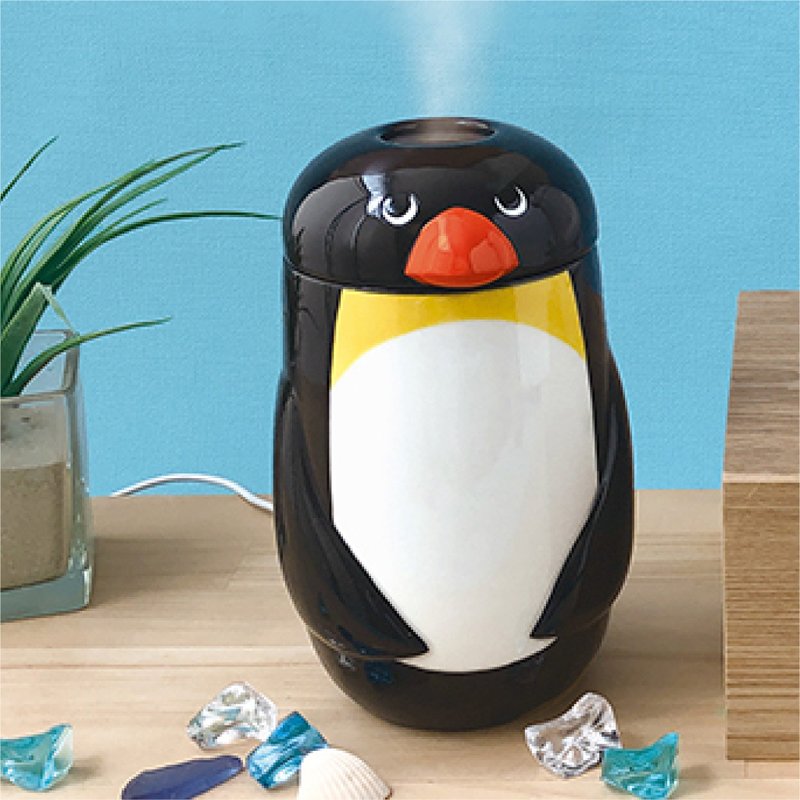 日本Decole 電動加濕器 - 濕潤小企鵝 - 擺飾/家飾品 - 陶 白色