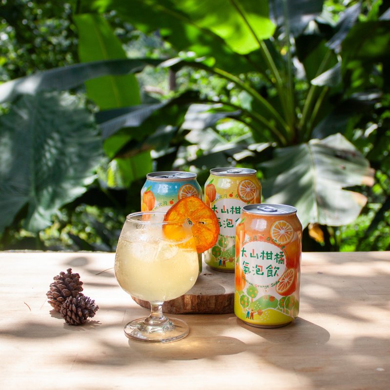 【DaShan Honey Citrus Sparkling Drink】Orange soda with real orange juice - Fruit & Vegetable Juice - Other Materials 