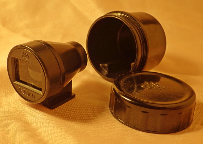 VIEWFINDER for 35mm Biogon Jupiter lens for Leica Contax camera made in USSR - กล้อง - วัสดุอื่นๆ 