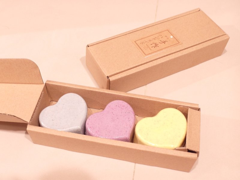 Scalp care shampoo shower soap gift box does not pick 3 soaps 85 grams per piece can be shampooed and bathed - ボディソープ - その他の素材 