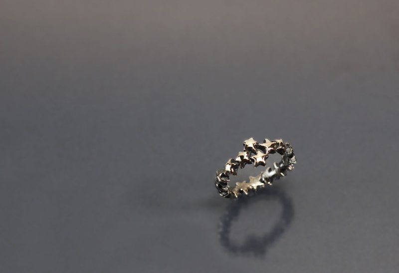 圖像系列-小星星925銀戒 - 戒指 - 純銀 