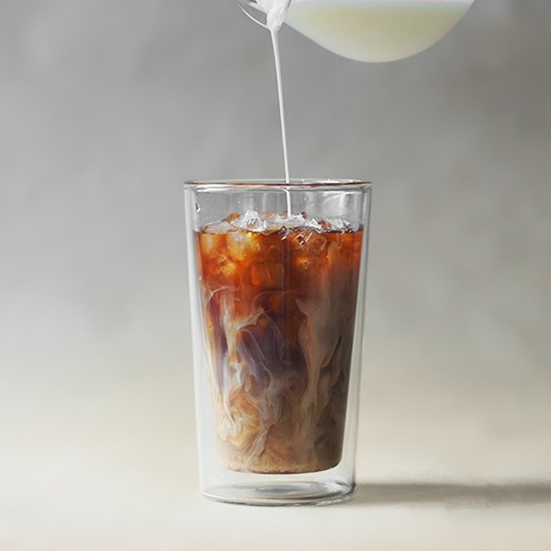 Driver 耐熱雙層玻璃杯-400ml - 玻璃杯 - 玻璃 白色