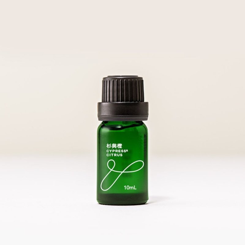 [100% natural plant extract] Cycitrus Fir and Orange | Jiaming Lake Wangyou Essential Oil 10mL - น้ำหอม - แก้ว สีเขียว