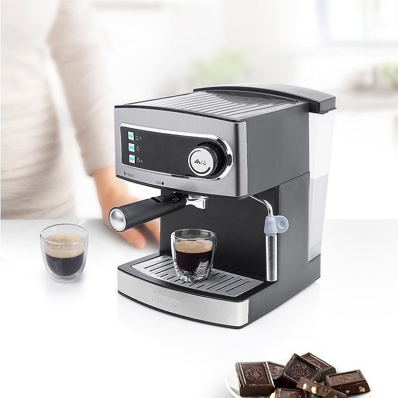 荷蘭PRINCESS 半自動義式濃縮咖啡機 - 咖啡壺/咖啡器具 - 其他材質 銀色