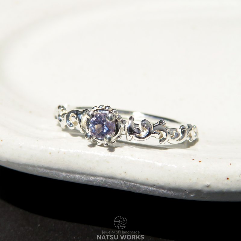 スピネル リング / Gem and Botanical Spinel Ring - 戒指 - 寶石 紫色