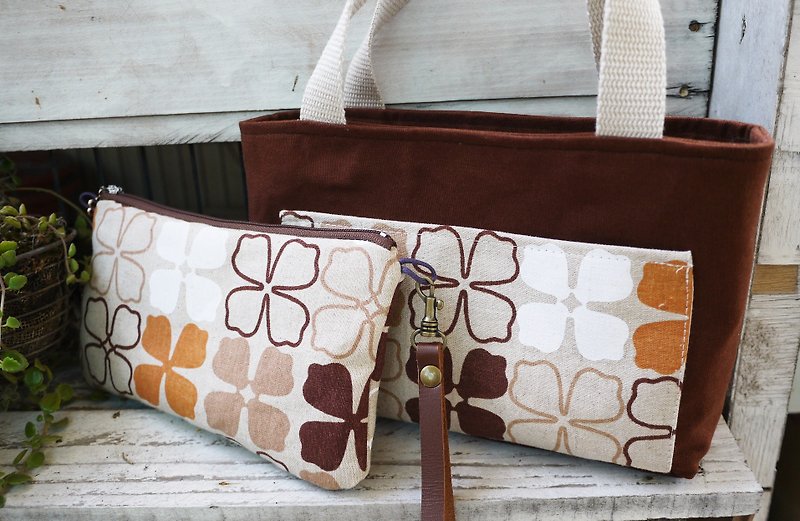 Clover 1 + 1 small bag - Handbags & Totes - Cotton & Hemp 