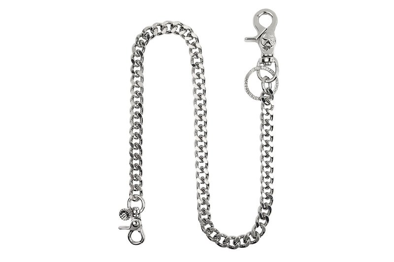 [METALIZE] Star buckle waist chain (bright silver) - ที่ห้อยกุญแจ - โลหะ 