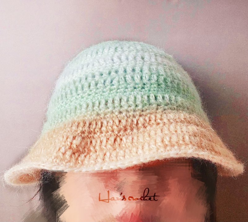 輕盈溫暖 手編毛帽 針織帽 漁夫帽 遮耳帽 - 帽子 - 其他材質 