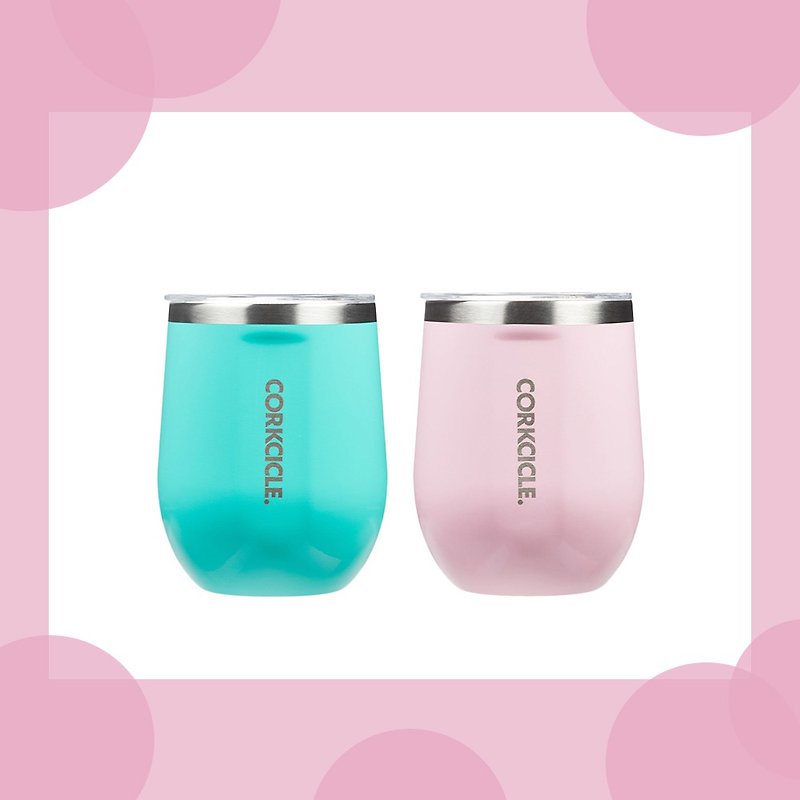 【SS23】US CORKCICLE Three-Layer Vacuum Sipping Cup-to-Cup Set - Cups - Stainless Steel Multicolor
