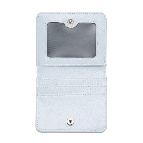 ★lemasque★ Daisy Photo Slot Wallet Bill Card Wallet Sky Bl Daisy Photo Slot Half Wallet Bill Card Wallet skyblue - Shop