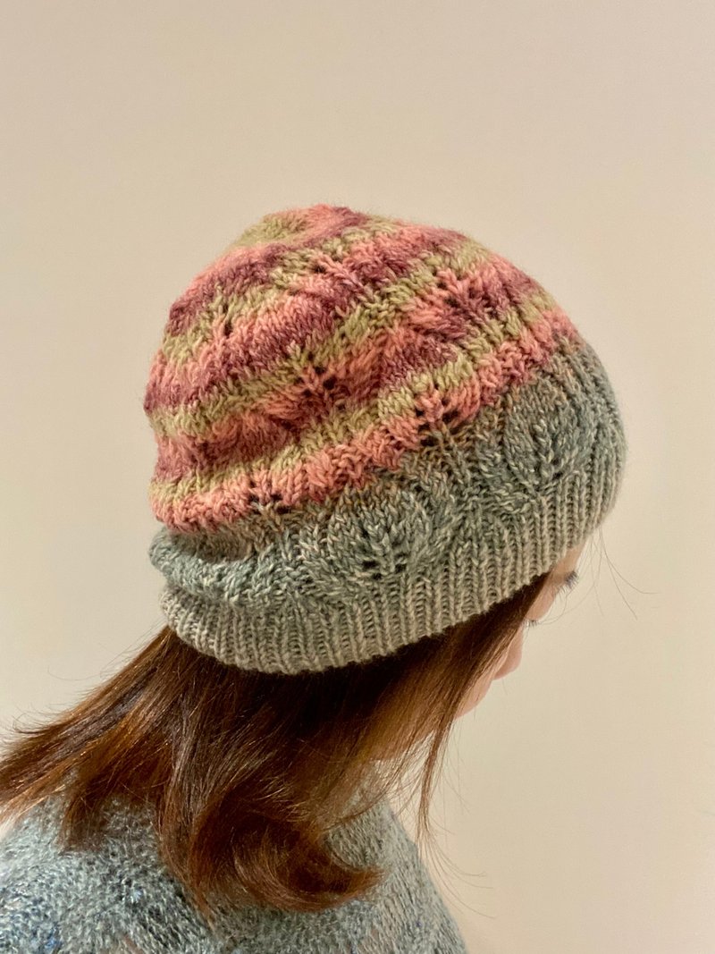 leaf hat woolen hat - หมวก - ขนแกะ 